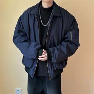 棉衣外套冬季美式飞行夹克潮牌绣花棉服现货A351-AJ2530-p95图片