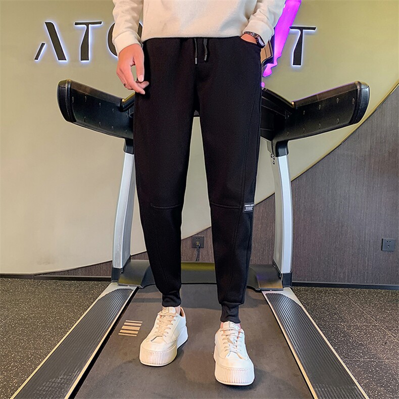 社会精神小伙加绒加厚卫裤运动休闲男裤DS-B249-KK92-P58-加绒P68,男装休闲裤,星座215（原电商B249）