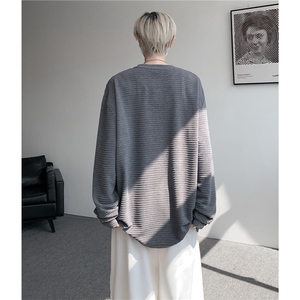 现货 T10179-特批40 控78 秋冬磨毛打底衫高质量长袖百搭大码T恤图片