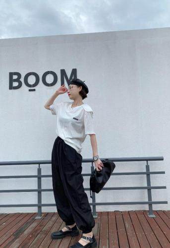 带肩垫款T恤，女装T恤，DFC 大帆船