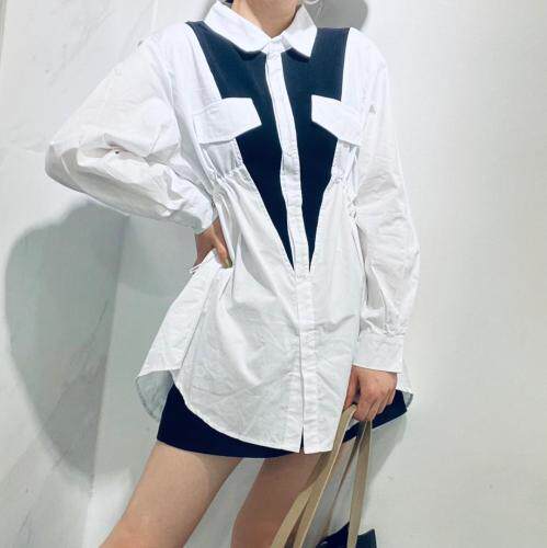 欧版冰拼接衬衣，其它，芭娜美纳