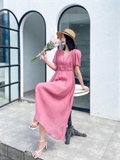 高端气质显瘦波西米亚风连衣裙，女装连衣裙，天使公主