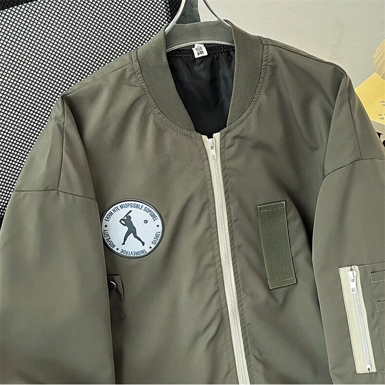 棒球服夹克男士韩版潮流宽松百搭帅气2024秋冬ins外套W6063-P57,男装夹克,星座412-3