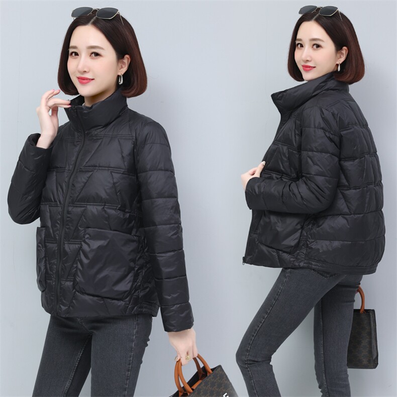 立领羽绒棉衣棉服女冬2022新款休闲小棉袄小个子冬装外套,女装棉衣/棉服,涵誉