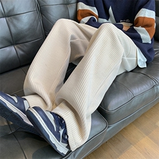 秋季灯芯绒贴袋直筒休闲裤M~5XLXZ604-KG63-P50控68，男装休闲裤，星座604