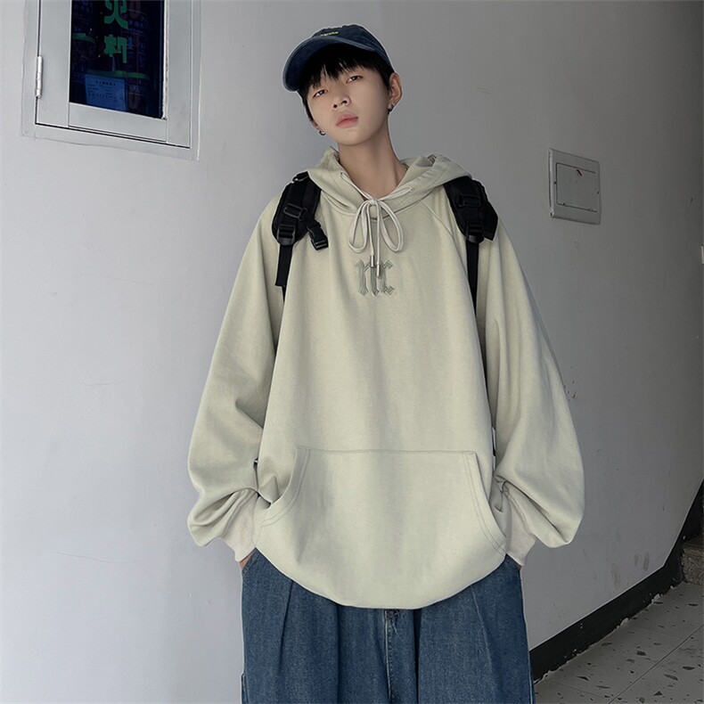 WY8523-P35港风全刺绣学院风连帽卫衣,男装卫衣,星座1501-1