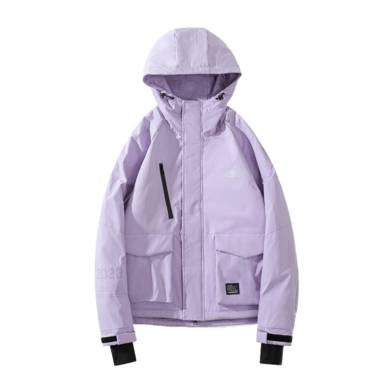 2025冬季防水防风滑雪服男加棉加厚反光条保暖时尚外套M69-P170,男装棉衣,电商A001-1