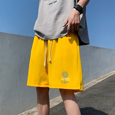 冰丝短裤男士大码宽松休闲五分裤男运动中裤MK37274-P15，男装休闲裤，电商A040