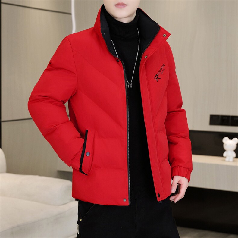 冬季加厚棉衣男休闲时尚青年立领棉衣百搭棉服外套M1801-P78图片