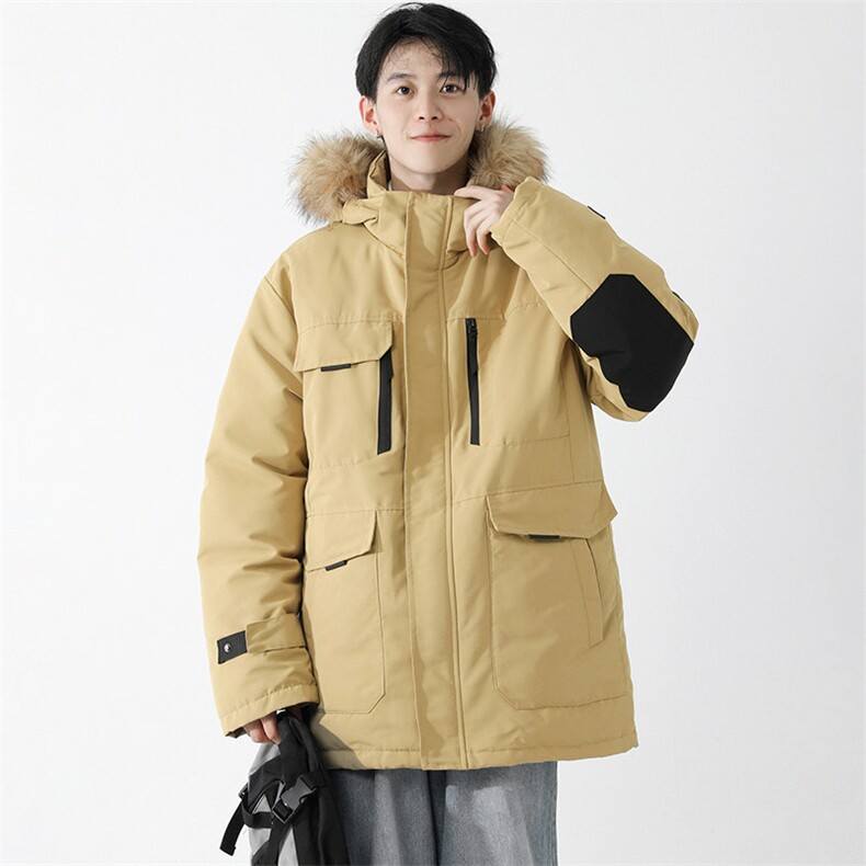 店主风2026新品冬季宽松棉服派克服毛领冬装加厚外套D010-P145,男装棉衣,星座717