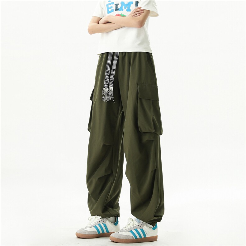 束脚冰丝大口袋休闲裤K105无影墙92%聚酯纤维8%氨纶(S-2XL)TP22,男装休闲裤,电商A088