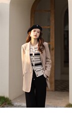 撞明线西装，女装西装，INZOOM