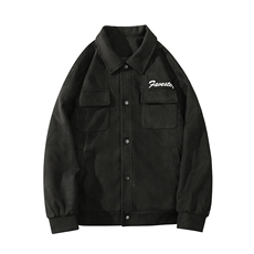 特批55无差价24春新麂皮绒休闲翻领夹克男宽松潮流大码外套J611，男装夹克，电商A001-1