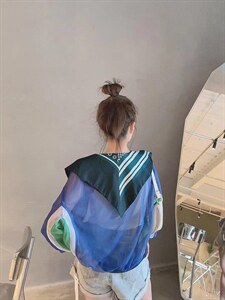 网纱防晒衣图片