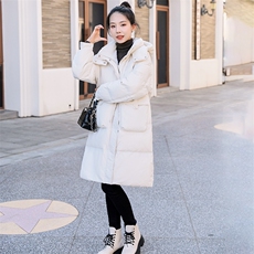 2024年冬季新款时尚潮流休闲洋气减龄长款羽绒服，女装羽绒服，超帛