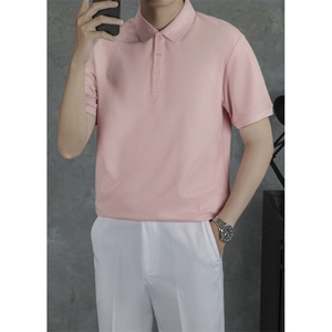 高端商务polo衫男新款春夏短袖上衣男文化衫男女同款 P601图片