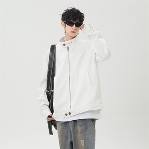 春季新款港风美式提花刺绣痞帅立领夹克男 XZ213-JK1000-P88控118图片