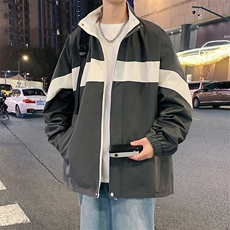 新款现货户外双面穿立领夹克男冲锋衣外套JK901-P75，男装夹克，星座1204-3