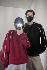 重磅boxy500克抖音得物品质加绒奥粒绒短宽套头圆领RH5345JR-P53，男装卫衣，星座610B-1