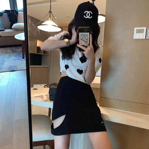 切割短裙，女装，XTZ style