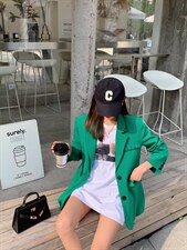 西装外套韩版，女装西装，SUPEREDITE 绣铂