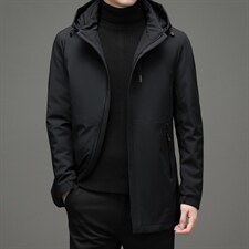 2021中青年灰鸭绒羽绒服男冬季休闲中年爸爸装外套XXH2153-P260,男装羽绒服,电商B212（原钱塘6029）