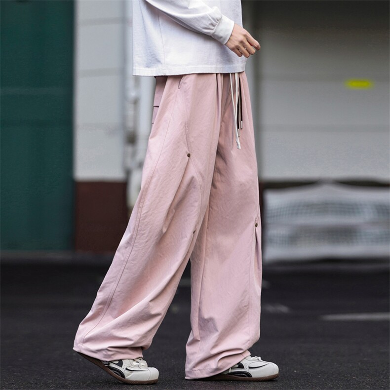 春季现货男女同款直筒休闲裤DSA157B-K2601-P47,男装休闲裤,电商A157B