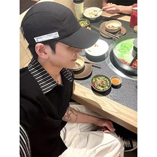 得物抖音高品质二开夏季美式潮牌假两件条纹衬衫翻领高街短袖T恤，男装T恤，电商A486