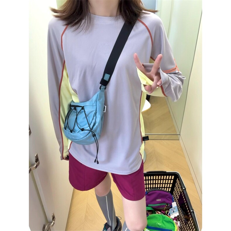 高品户外山系轻薄透气速干撞色骑行运动长袖T恤男女A1354-P48,男装T恤,星座1505