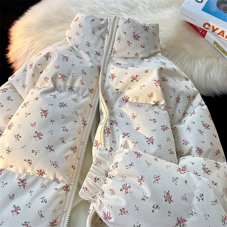数据款！短款加厚棉服冬季碎花面料情侣立领棉衣CM98902-P78特,男装棉衣,星座815A