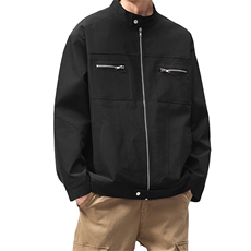 主推工装飞行夹克秋季立领棒球服外套A436-1807-P80119，男装夹克，电商A436