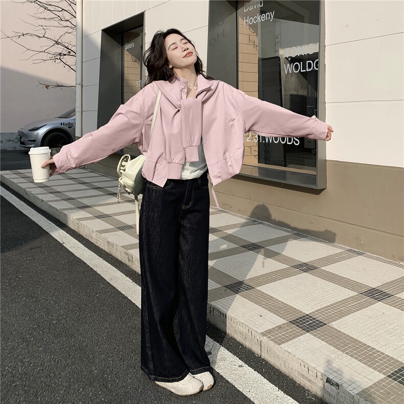 【上就能卖】大量不缺货转化好学院风休闲外套2606-1P175K288,女装短外套,2C292