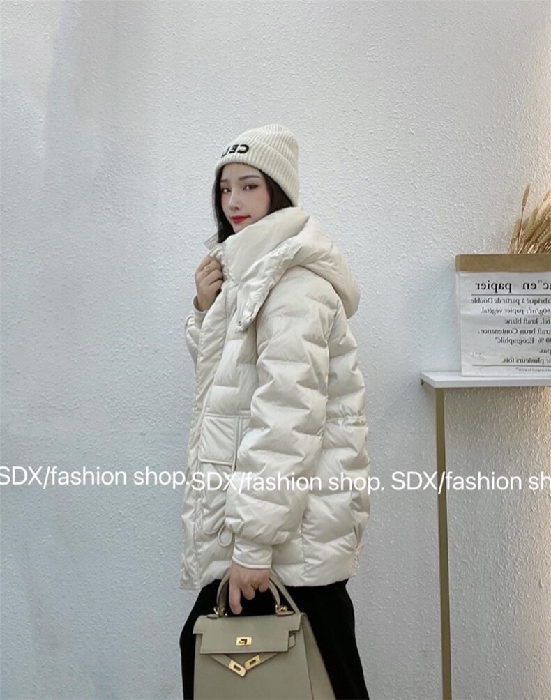 【现货】高品质带帽羽绒服，女装羽绒服，色调轩