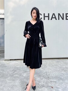 韩丝连衣裙图片