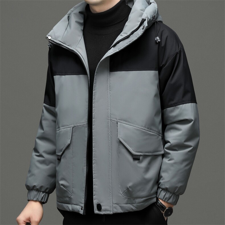SNNJS7718秋冬新款2023年男士休闲羽绒服加厚保暖夹克外套P260图片