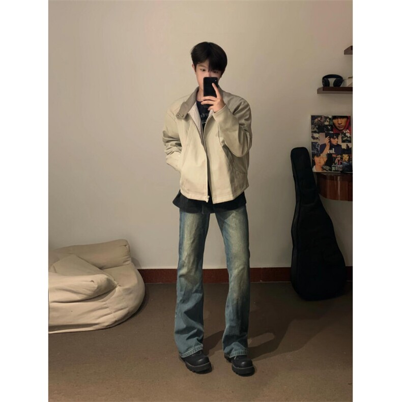 【有货】cleanfit高级感玉米格外套底特律工装夹克8252LL-特P65,男装夹克,星座1007（原301D）