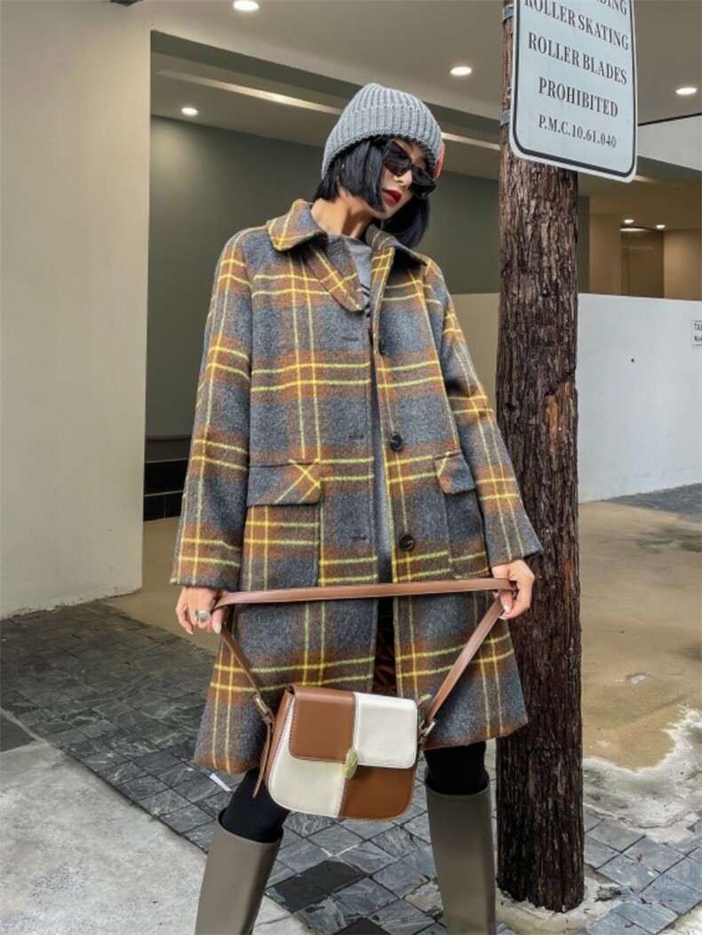 冬季新款大衣俩色，其它，四季韩后