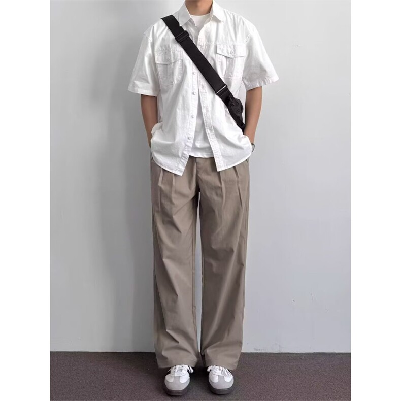 1506-1/K20261/P48新款宽松休闲裤男韩版潮流百搭裤子拖地长裤,男装休闲裤,星座1506-1