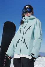 冬季防风拉链魔术贴滑雪服男加绒加厚时尚夹克外套M19-P180控258，男装夹克，电商A001