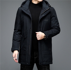 2021男士百搭中老年可脱卸帽保暖休闲羽绒服外套ALXB9665-P355，男装羽绒服，电商B212（原钱塘6029）