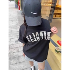 万针全刺绣工艺抖音得物高品质260克重磅纯棉双纱美式高街短袖T恤，男装T恤，电商A486
