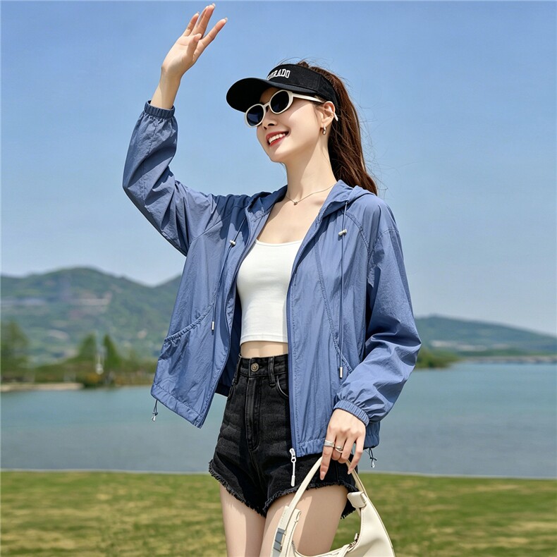 现货！2026夏季新款时尚休闲防晒衣女,女装防晒衣,以桐