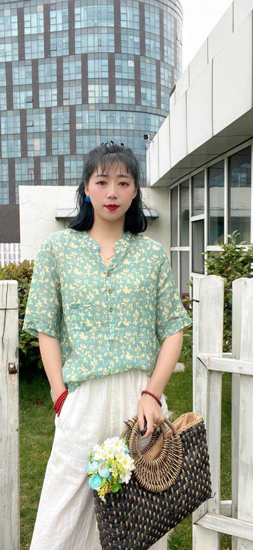 纯苎小衫 时尚女装巜川哲》4028，其它，川哲