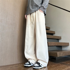 春季新款立体剪裁设计感休闲宽松长裤K666115p40，男装休闲裤，星座210-1