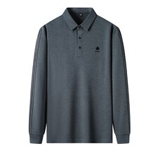 G88159男式2023年秋季新款T恤衫男长袖羊毛青年休闲体恤P72，男装T恤，电商B360