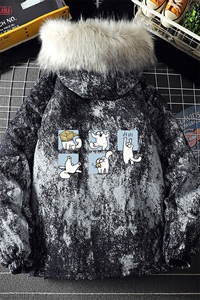 MC49097-P135 日系潮衣男大码派克服男工装服外套袄图片