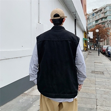 牛仔马甲男2025年秋季新款宽松无袖坎肩夹克工装外套MJ111-P50，男装背心/马甲，星座1103-3