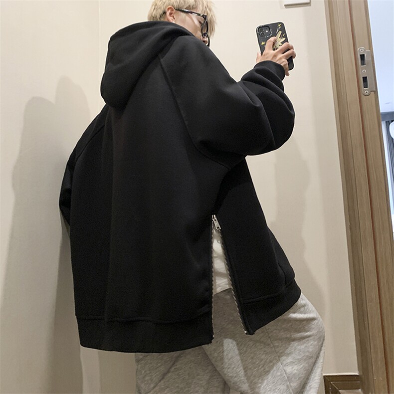 23年秋季新款420克重磅抖音品质开衫卫衣侧开拉链KS2388-P75控108图片