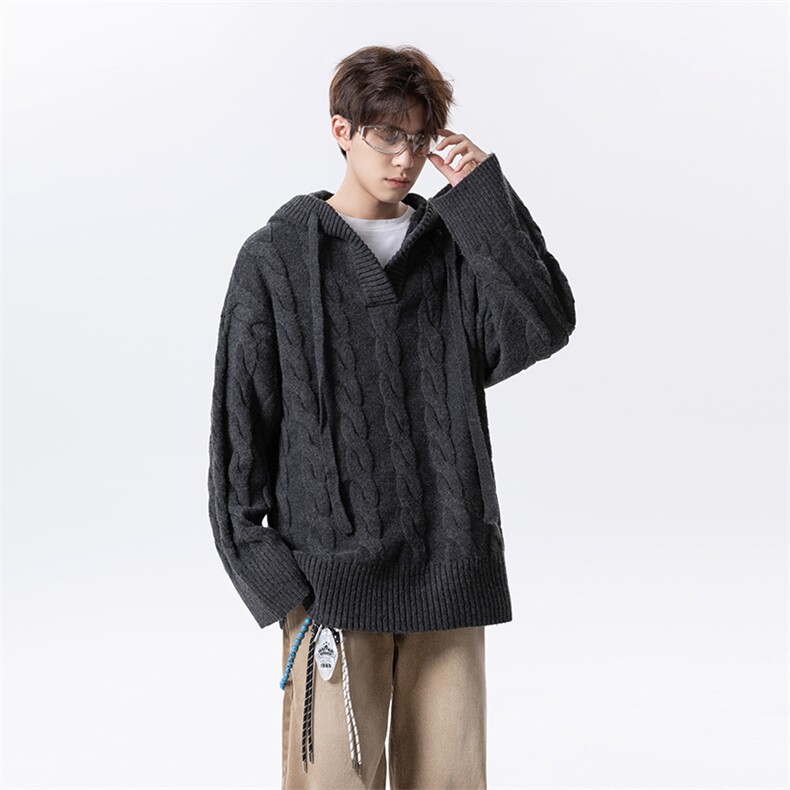 美式针织衫慵懒风毛衣D309B-MY01-P75128,男装针织衫/毛衣,电商D309B