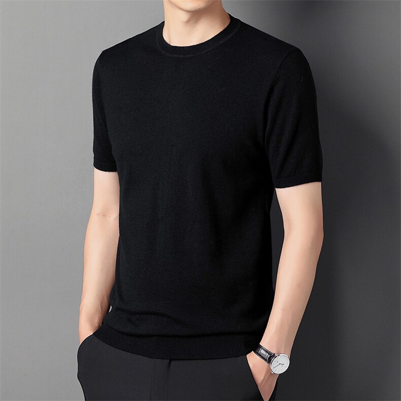CM18011钱塘2020-2中青年男士百搭简约纯色新款时尚羊毛衫P117,男装针织衫/毛衣,钱塘207-2